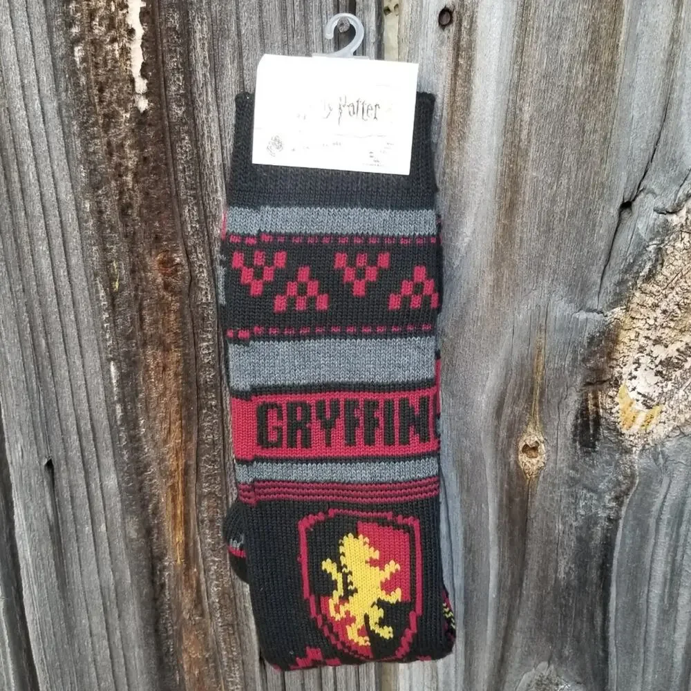 Gryffindor Socks Harry Potter Black Red Grey Gold Yellow Wizard Hogwarts NWT